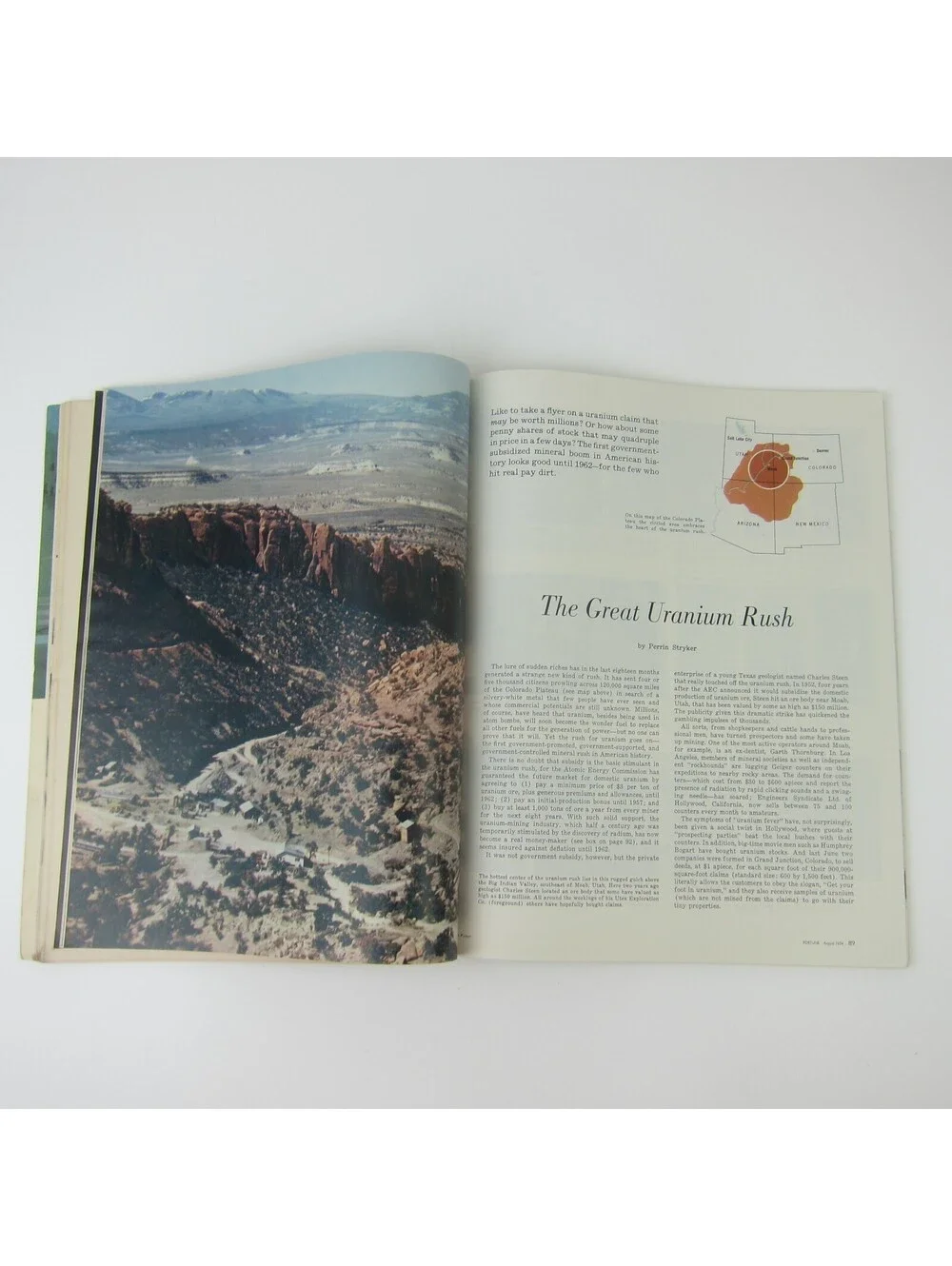 Vintage FORTUNE Magazine August 1954 Phillips Petroleum, Motorola, Caterpillar